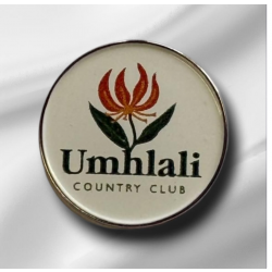 Magnetic enamel and metal ball marker.