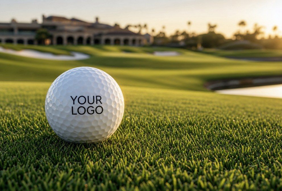 Branded golf ball